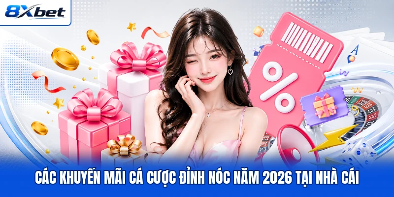 Các khuyến mãi cá cược đỉnh nóc năm 2026 tại nhà cái